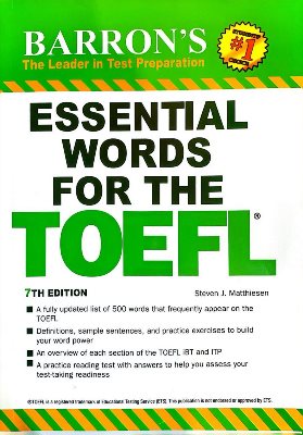 Essential words for the TOEFL